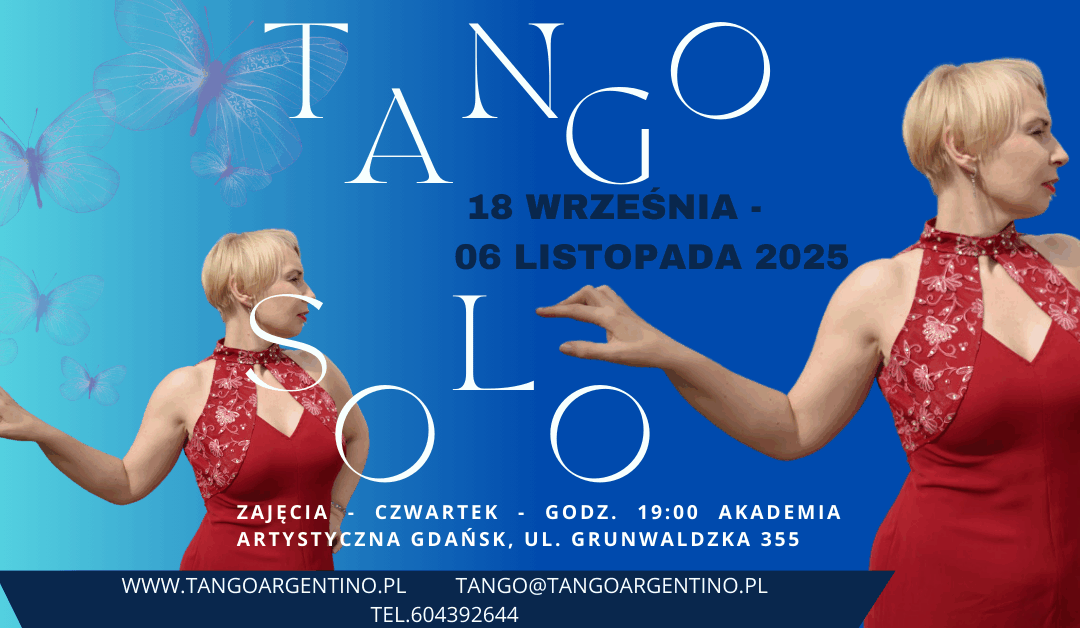 Nowy kurs tanga solo dla pań – 18.09-06.11.2025